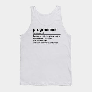 Programmer definition Tank Top